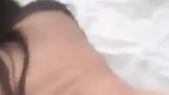 Delicious Kazakh gives herself to a friend in doggy style